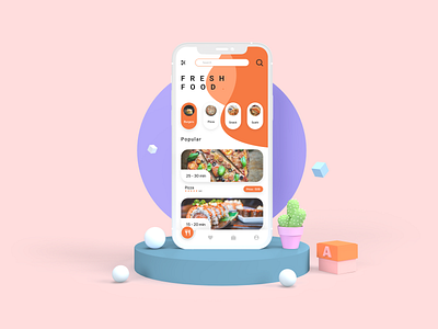 Mockup Food App