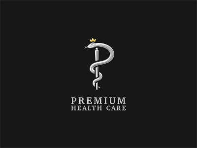 Premium Healthcare health logo premium snake