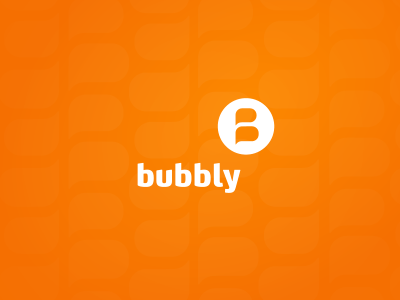 Bubbly b bubbly identity logo network