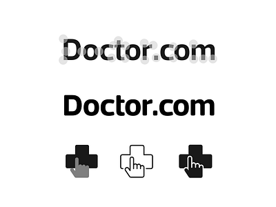 Doctor.com process doctor health logo logo design medical rebranding redesign