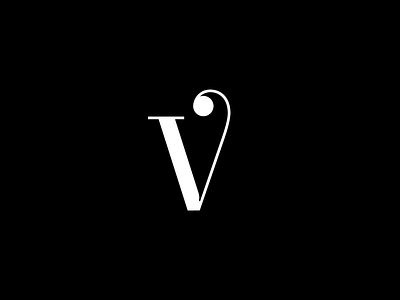 V letter logotype v