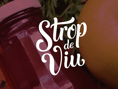 Strop de viu cold pressed fruits juice logo logo design natural strop de viu vegetables