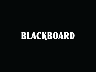 Blackboard blackboard branding branding agency logo logo design