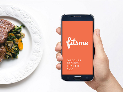 Fitsme blackboard branding branding agency chef fitsme food lettering logo logo design recipes script