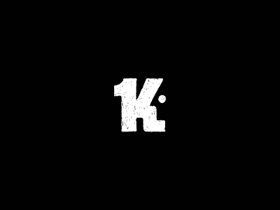 1k 1k 1k followers face grunge human logo logo design man negative space sketch