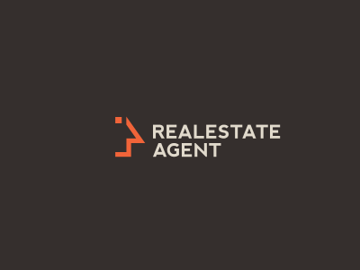 Real Estate Agent human logo mark real estate real estate agent symbol