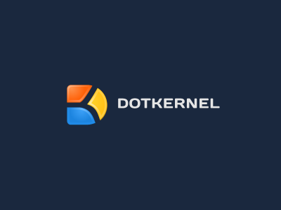 Dotkernel colors dotkernel identity logo mark programming software symbol