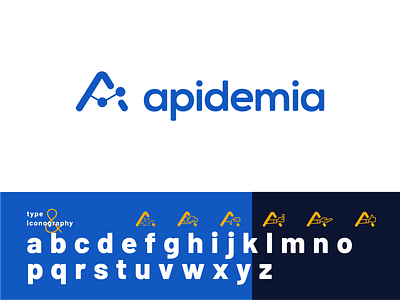 Apidemia brand identity case study icons logo logo design mark typography