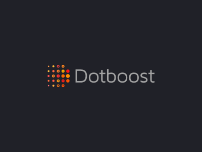 Dotboost colors consulting d dot dotboost dots grow growth logo mark software symbol