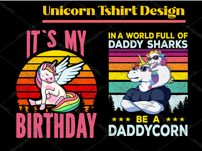 Unicorn T-shirt Design birthday birthdaygift daddy daddycorn fatherday fatherdaygift gift newtshirts shark shirt tshirt tshirtdesign tshirtgif tshirtgift tshirtlover tshirts typograpgy typographytshirt unicorn