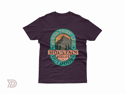 Vintage Mountain T-shirt Design adventure awesome camping christmas climber hiking hill mountain mountains mountaintshirt nature retro shirt tshirt tshirtdesign tshirtgift tshirtlover tshirts vacation vintage
