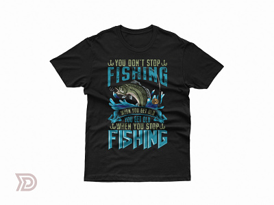 Fishing t-shirt design