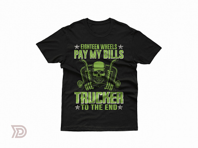 trucker tshirt design