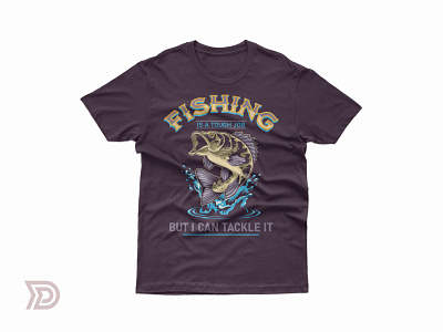 Fishing tshirt design