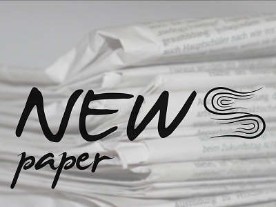 Newspaper Logo illustrator logo logodesign logotype newspaper