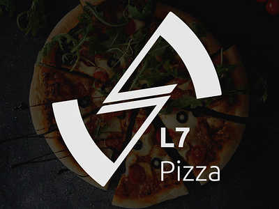 L7 Pizza branding design illustration illustrator logo logodesign vector