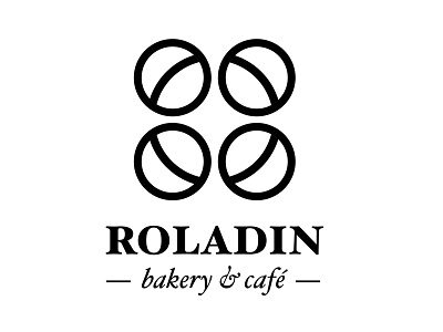 Roladin Logo branding cafe logo