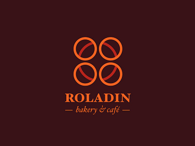 Roladin Logo bakery branding cafe logo