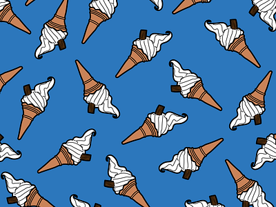 99 ice cream cone pattern