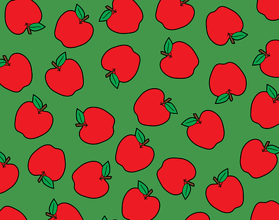 apple pattern apple apple design apple pattern apples fall food fresh fruit fruit fruit illustration fruits kids pattern school teacher simple summer sweet teacher teacher gift idea vegetarian