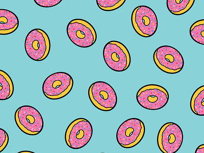 Doughnuts pattern