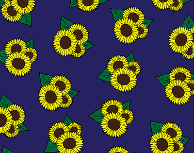 Sunflower pattern blooming sunflower cool design flower graphic tees illustration kansas summer sunflower sunflower in bloom sunflower pattern sunflower tee sunflowers texas true classic tees yellow yellow sunflower