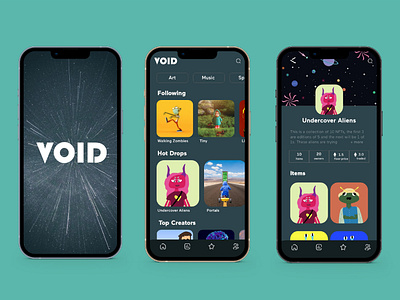 VOID - NFT App Design