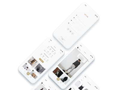 Seam. A concept for a fashion inspiration app. app app design graphicdesign mobile mobile app mobile app design mobile design mobile ui uiux uiuxdesign ux