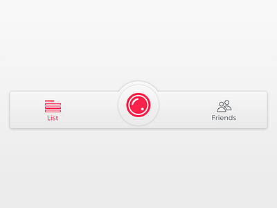 Tab bar for iOS android bar design home icon ios iphone mobile tab ui ux