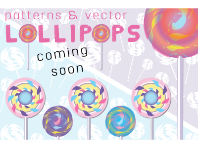 Lollipops Patterns and vectors COMING SOON candy illustrator patterns lolliepops lollies patterns vector