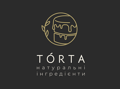 Torta Logo branding branding and identity design icon illustration logo logo design logotype symbol ukraine vector