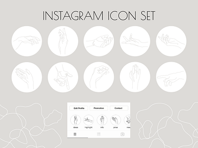 Instagram icon set branding concept design icon icons icons design icons pack icons set illustration instagram instagram stories instagram template lineart lines pattern design profile design profile page social media social media design vector