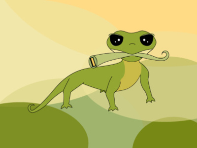 Lizard adobe illustrator illustration lizard lizards usb