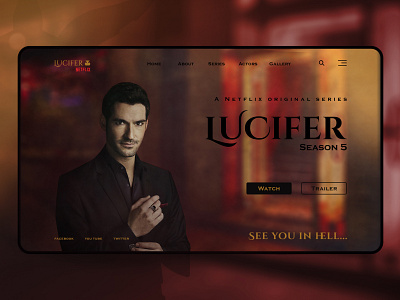 TV series Lucifer | website page