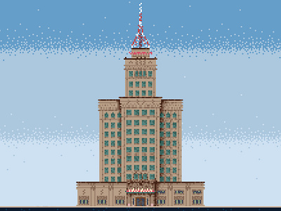 Westward Ho Hotel bitmap building city icon illustrator