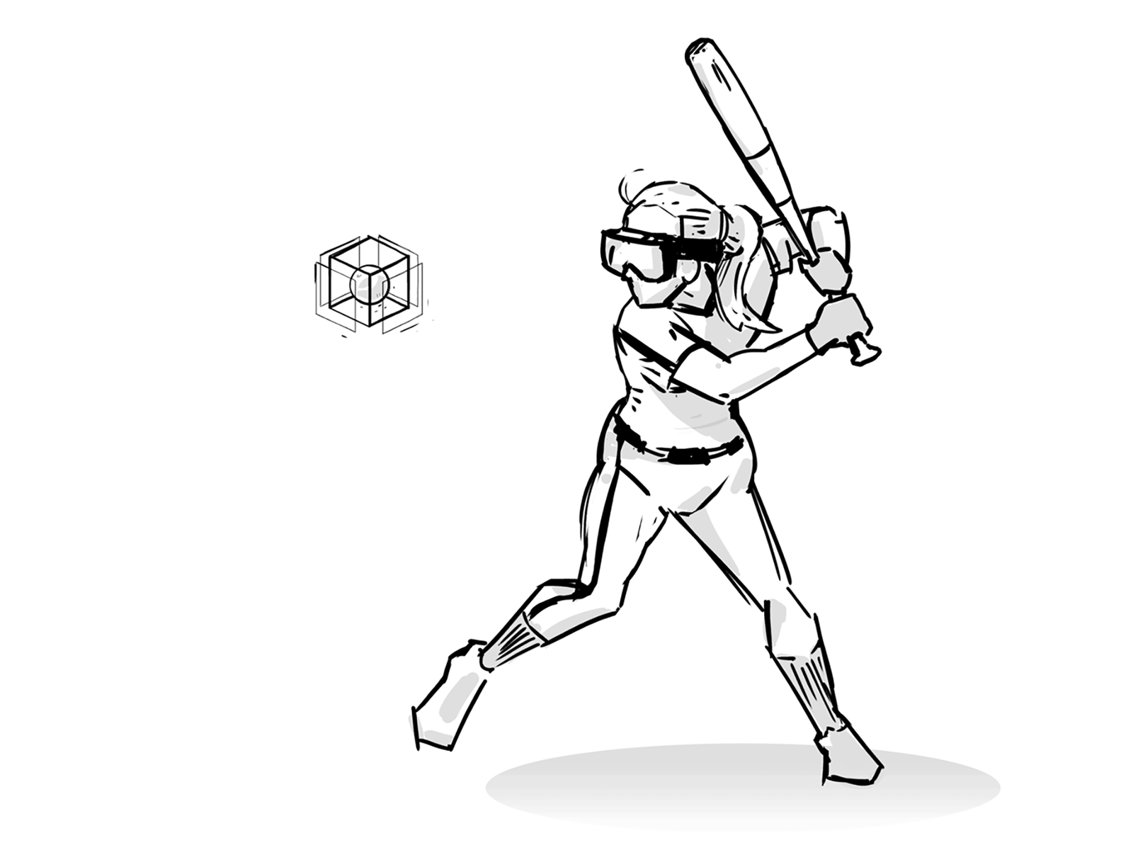 Virtual Baseball animation concept by Cedric Cummings on Dribbble