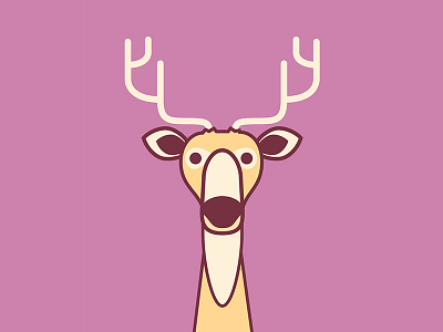 Woodland Creatures - Deer animal deer illustration