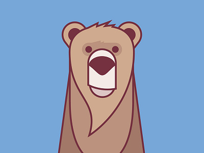 Woodland Creatures - Bear bear illustration