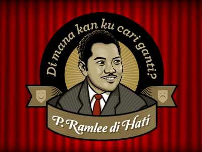 P. Ramlee WIP character design legend p.ramlee