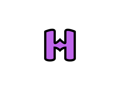 H logo black branding design h h logo hlogo icon illustration logo logo design logo mark logo mark design purple white