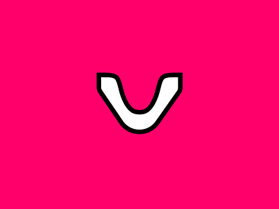 v black branding design icon illustration logo logo design logo mark logo mark design pink v white