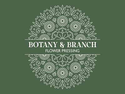 Botany & Branch Badge Design badgedesign branding design logo typography