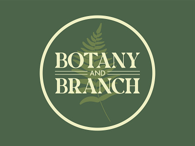 Botany & Branch Badge Logo