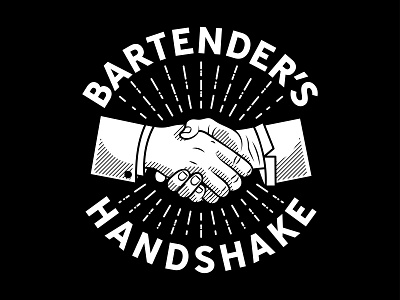 Bartender's Handshake Logo