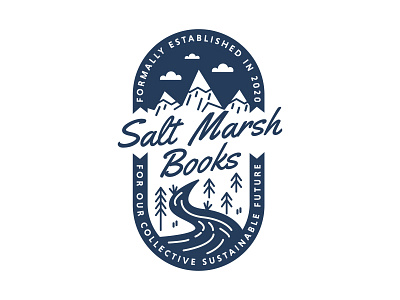 Salt Marsh Books Badge Design