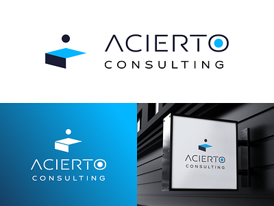 Acierto IT Consulting - logo design affinity designer affinityphoto brand design branding it company logo logo design logotype