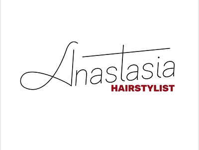 logo for a hairstylist branding logo design