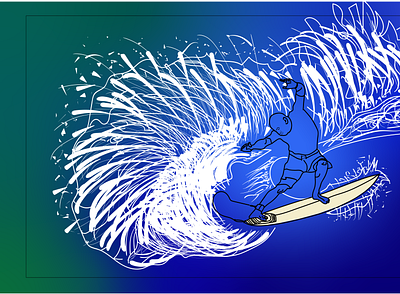 Kelly Slater california design illustration illustration art kellyslater surfer surfing