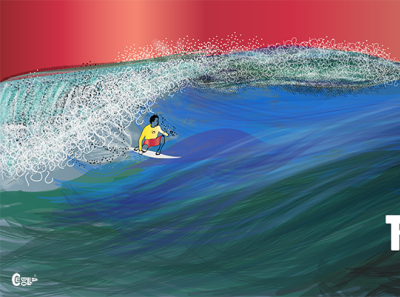 Tom Curren california design illustration illustration art surfer surfers surfing