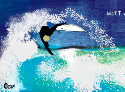 Matt Archbold california design illustration illustration art surf surfer surfing
